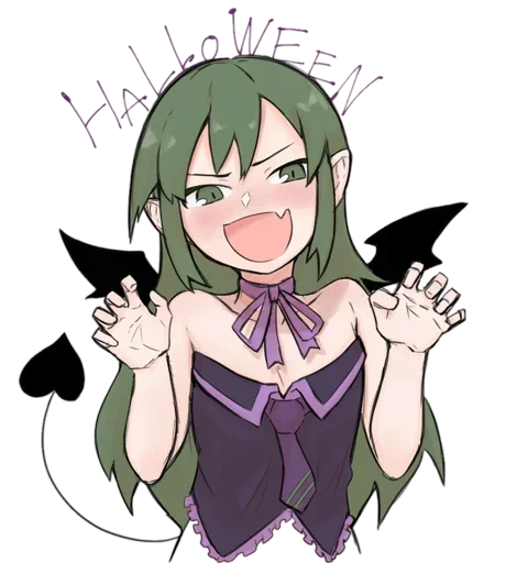 Anime Halloween Telegram Sticker #9 - Anime Halloween #9