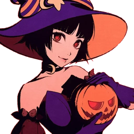 Anime Halloween Telegram Sticker #13 - Anime Halloween #13