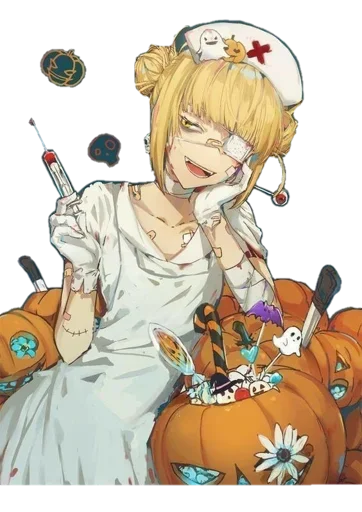 Anime Halloween Telegram Sticker #23 - Anime Halloween #23