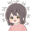 Anime Girl Emoji Telegram Sticker #21 - Anime Girl Emoji #21