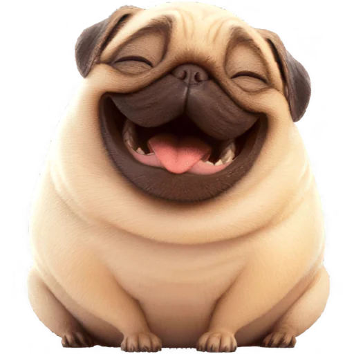 Cute Pug