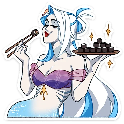 Aqua Telegram Sticker #5 - Aqua #5