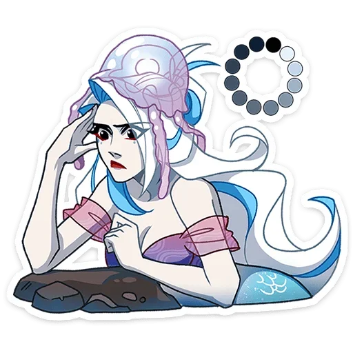 Aqua Telegram Sticker #10 - Aqua #10