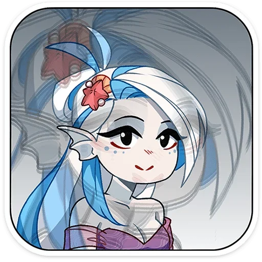 Aqua Telegram Sticker #21 - Aqua #21