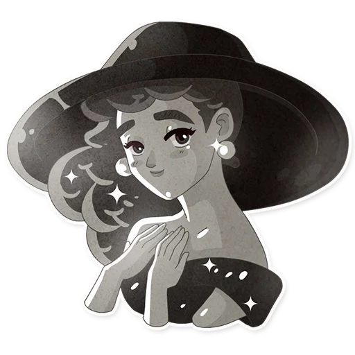 Audrey Hepburn Vintage Hollywood Glamour Telegram Sticker #8 - Audrey Hepburn Vintage Hollywood Glamour #8