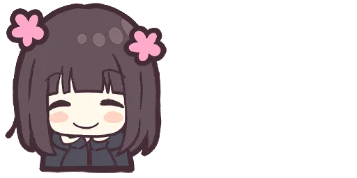 Menhera-chan Big Emoji Expressions Telegram Sticker #6 - Menhera-chan Big Emoji Expressions #6