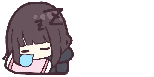 Menhera-chan Big Emoji Expressions Telegram Sticker #19 - Menhera-chan Big Emoji Expressions #19