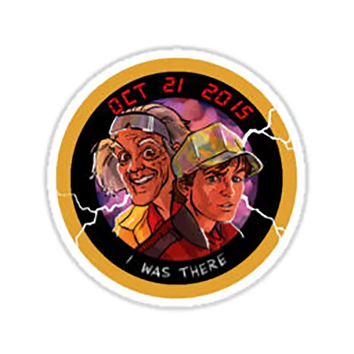 Back To The Future Stickers Telegram Sticker #7 - Back To The Future Stickers #7