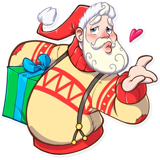 Santa Claus Telegram Sticker #2 - Santa Claus #2