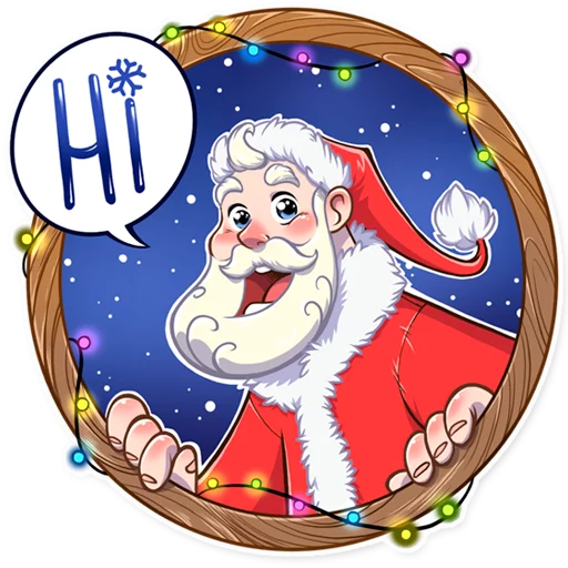 Santa Claus Telegram Sticker #5 - Santa Claus #5