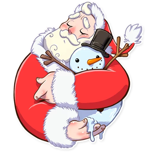 Santa Claus Telegram Sticker #25 - Santa Claus #25