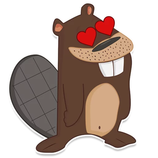 Beaver Telegram Sticker #8 - Beaver #8