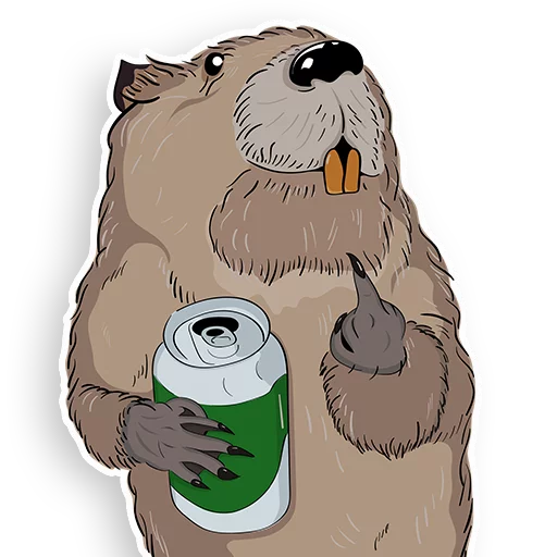 Beaver Telegram Sticker #19 - Beaver #19