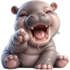 Begemotik Emoji Telegram Sticker #17 - Begemotik Emoji #17