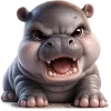 Begemotik Emoji Telegram Sticker #22 - Begemotik Emoji #22