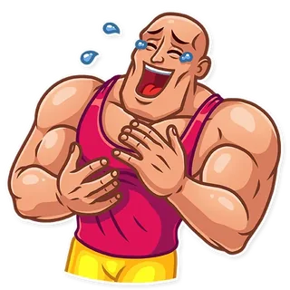 Laughing Bodybuilder