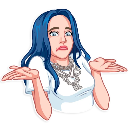 Billie Eilish Telegram Sticker #13 - Billie Eilish #13