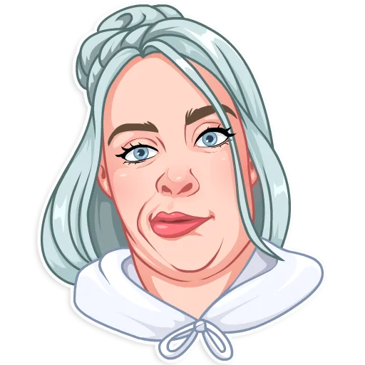 Billie Eilish Telegram Sticker #22 - Billie Eilish #22