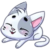 Biscuit Cat Cute Expressions Emoji Set Telegram Sticker #5 - Biscuit Cat Cute Expressions Emoji Set #5