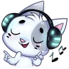Biscuit Cat Cute Expressions Emoji Set Telegram Sticker #9 - Biscuit Cat Cute Expressions Emoji Set #9