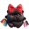 Black Girl Cat Emoji Telegram Sticker #21 - Black Girl Cat Emoji #21