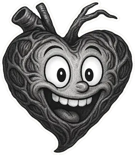 Eerie Black Heart