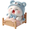 Blue Bear Cat Emoji Telegram Sticker #22 - Blue Bear Cat Emoji #22