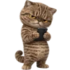 Brown Cat Emoji Telegram Sticker #24 - Brown Cat Emoji #24