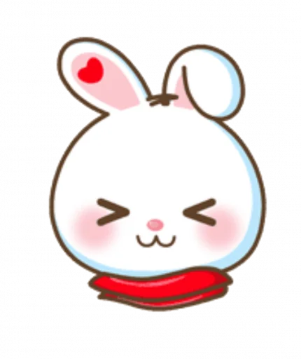 White Rabbit Meli Telegram Sticker #4 - White Rabbit Meli #4