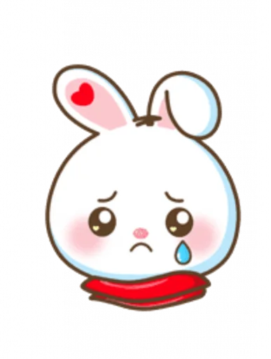 White Rabbit Meli Telegram Sticker #13 - White Rabbit Meli #13
