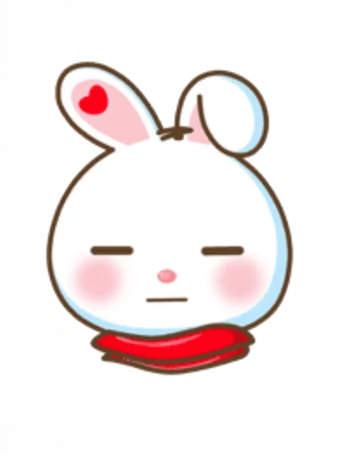 White Rabbit Meli Telegram Sticker #17 - White Rabbit Meli #17