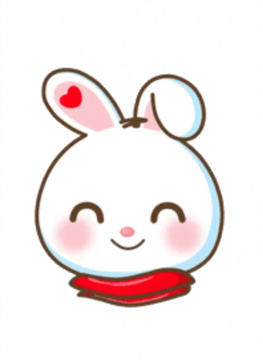 White Rabbit Meli Telegram Sticker #20 - White Rabbit Meli #20