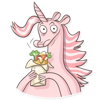 Quirky Pink Unicorn