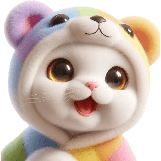 Cat Bear Rainbow