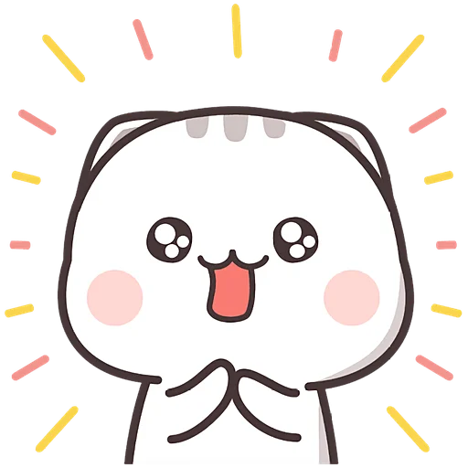 Cute Neko Cat Chan Telegram Sticker #19 - Cute Neko Cat Chan #19