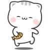Cute Neko Cat Chan Emoji Telegram Sticker #21 - Cute Neko Cat Chan Emoji #21