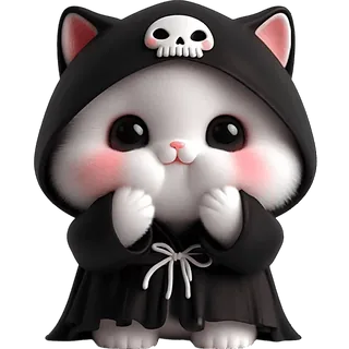 Grim Reaper Cat