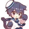 Cat Matros Emoji Telegram Sticker #25 - Cat Matros Emoji #25
