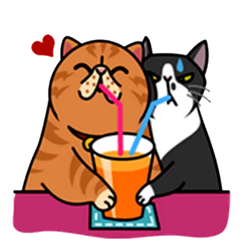Fun Cat Telegram Sticker #6 - Fun Cat #6