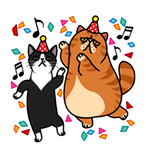 Fun Cat Telegram Sticker #9 - Fun Cat #9