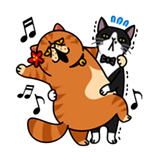 Fun Cat Telegram Sticker #10 - Fun Cat #10