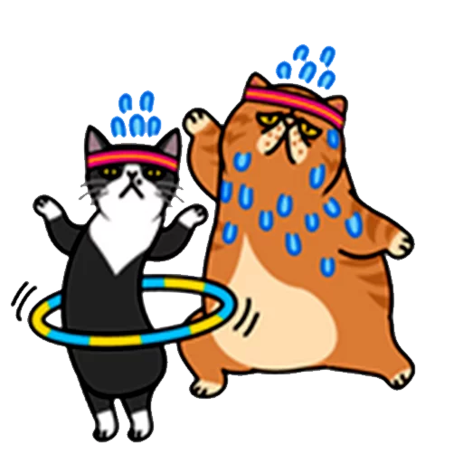Fun Cat Telegram Sticker #18 - Fun Cat #18