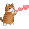 Cat Sticker Emoji Telegram Sticker #17 - Cat Sticker Emoji #17