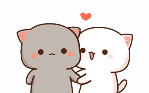 Happy Grey Cat Telegram Sticker #4 - Happy Grey Cat #4