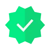 Verified Check Mark Badges Emoji Set Telegram Sticker #10 - Verified Check Mark Badges Emoji Set #10