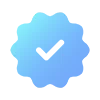 Verified Check Mark Badges Emoji Set Telegram Sticker #20 - Verified Check Mark Badges Emoji Set #20