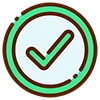 Verified Check Mark Badges Emoji Set Telegram Sticker #25 - Verified Check Mark Badges Emoji Set #25