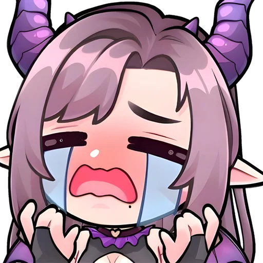 Chibi Emotes Telegram Sticker #23 - Chibi Emotes #23