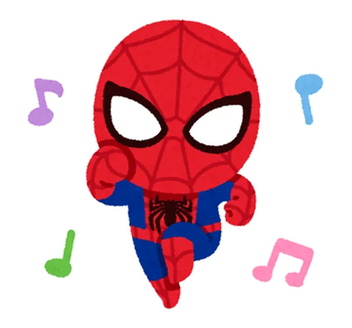 Spiderman Chibi Telegram Sticker #4 - Spiderman Chibi #4