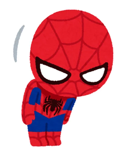 Spiderman Chibi Telegram Sticker #5 - Spiderman Chibi #5
